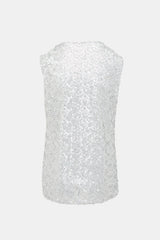 Dolce & Gabbana Sequin DG Sleeveless Top