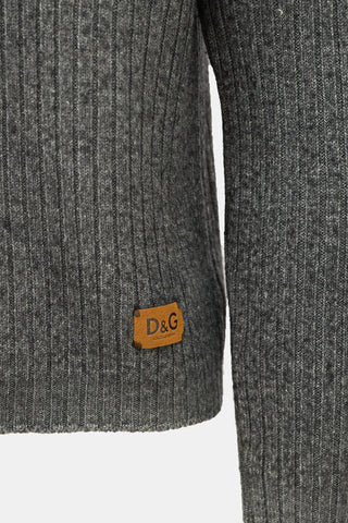 Dolce & Gabbana Wool Blend Turtleneck Sweater