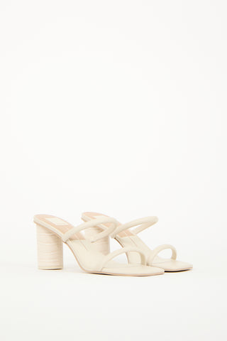 Dolce Vita Cream Leather Noles Sandal