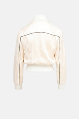 Dolce & Gabbana Silk Bomber Jacket