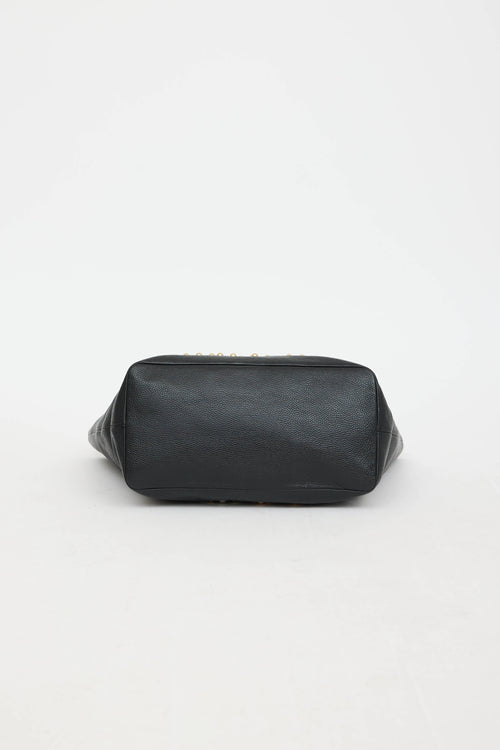 Leather Beatrice Studded Tote Bag