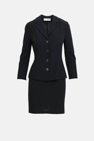 Dolce & Gabbana Wool Blazer & Skirt Co-Ord Set