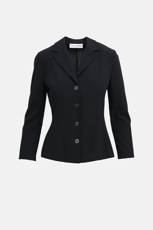 Dolce & Gabbana Wool Blazer Skirt Co-ord Set