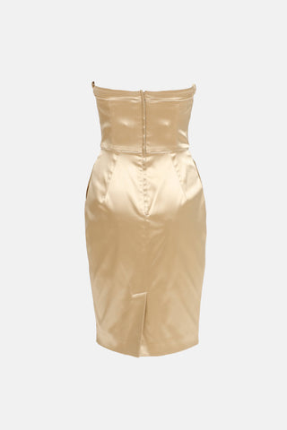 Dolce & Gabbana 2006 Bustier Midi Dress