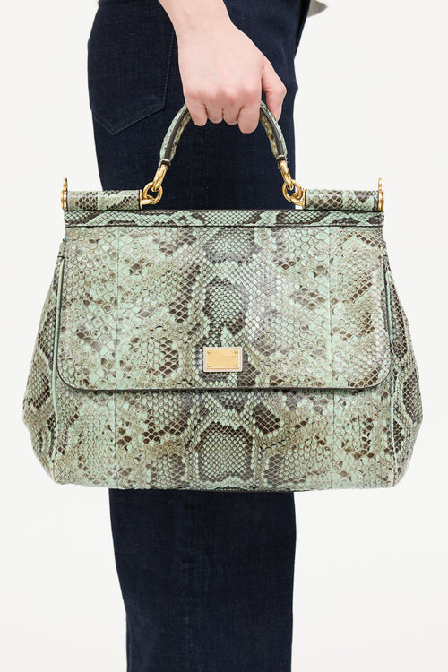 Dolce & Gabbana Printed Sicily Bag
