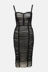 Dolce & Gabbana 2000s Tulle Ruched Dress