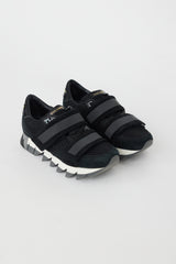 Dolce & Gabbana Black Mesh & Fur Sneaker