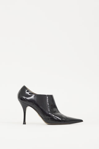 Dolce & Gabbana Black Patent Leather Ankle Boot