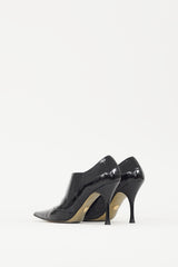 Dolce & Gabbana Black Patent Leather Ankle Boot