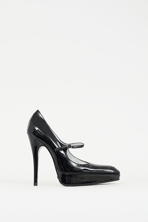 Dolce & Gabbana Black Patent Leather Mary Jane Pump