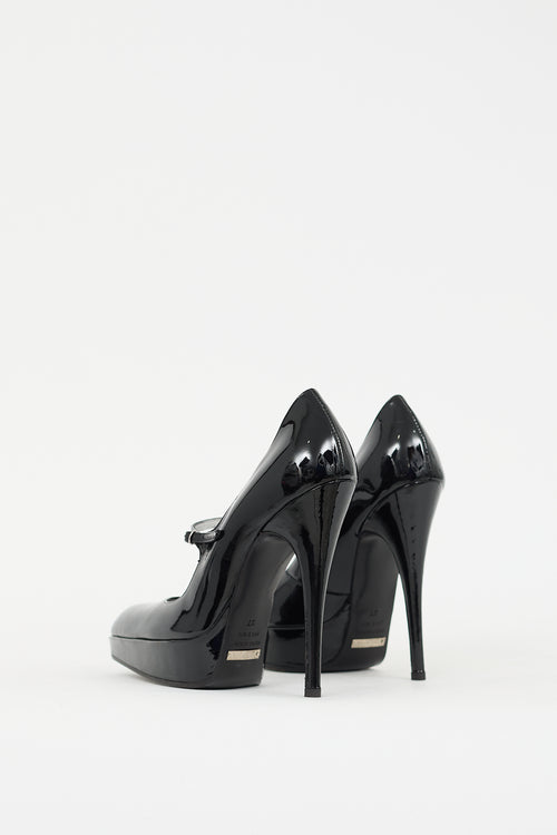 Dolce & Gabbana Black Patent Leather Mary Jane Pump