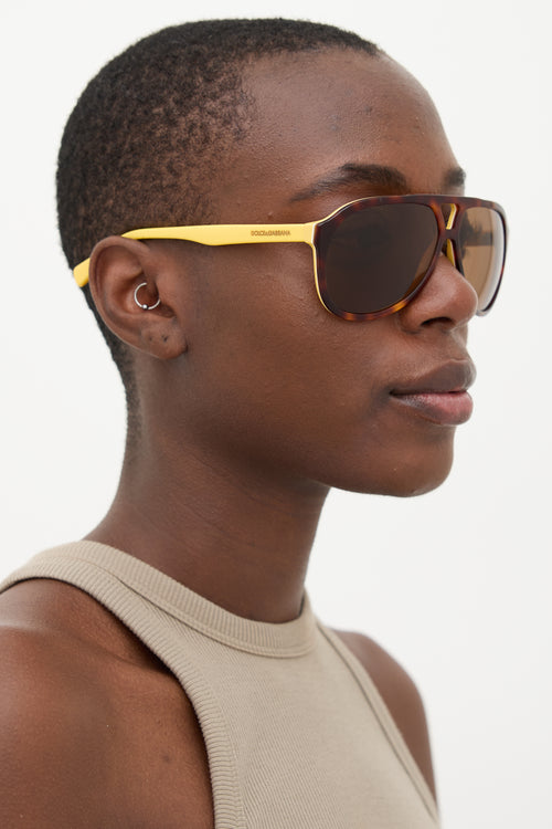 Dolce & Gabbana DG 4169P Aviator Sunglasses
