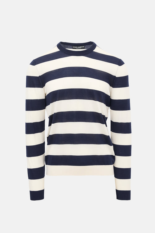 Dolce & Gabbana Cashmere Striped Sweater