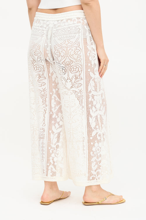 Dolce & Gabbana Crochet Lace Pant