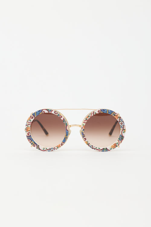 Dolce & Gabbana DG2198 Round Sunglasses