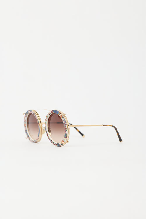 Dolce & Gabbana DG2198 Round Sunglasses