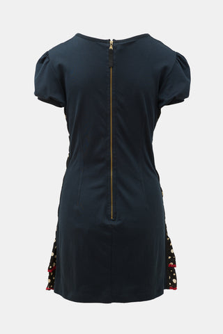 Dolce & Gabbana D&G Polka Dot Panelled Dress