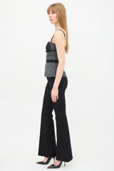 Dolce & Gabbana D&G Lace Panel Bustier Top