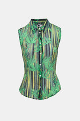 Dolce & Gabbana D&G Printed Sleeveless Shirt