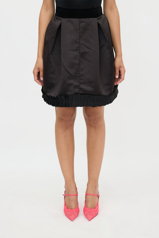 Dolce & Gabbana D&G Satin Pleated Skirt