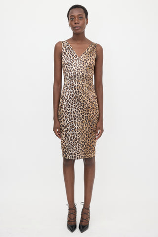 Dolce & Gabbana D&G Satin Printed Dress