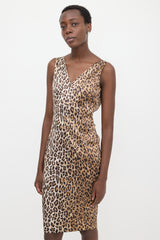 Dolce & Gabbana D&G Satin Printed Dress