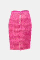 Dolce & Gabbana D&G Silk Ruffled Skirt