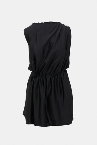 Dolce & Gabbana D&G Silk Satin Mini Dress