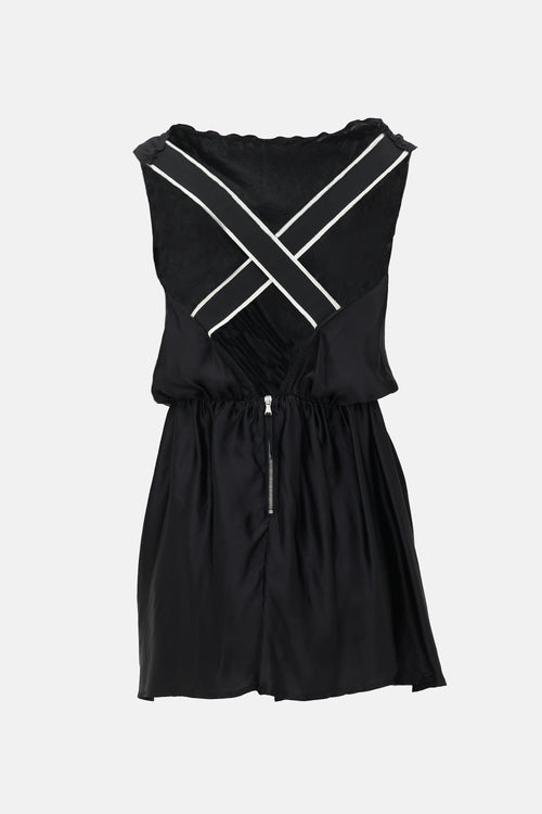Dolce & Gabbana D&G Silk Satin Mini Dress