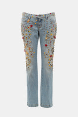 Dolce & Gabbana Spring 2015 Embellished Jeans