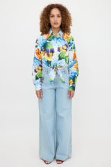 Dolce & Gabbana Floral Tie Shirt
