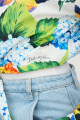 Dolce & Gabbana Floral Tie Shirt