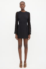Dolce & Gabbana Guipure Lace Sleeve Dress