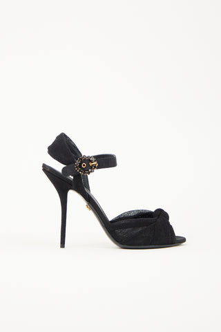 Dolce & Gabbana Knotted Mesh Heel