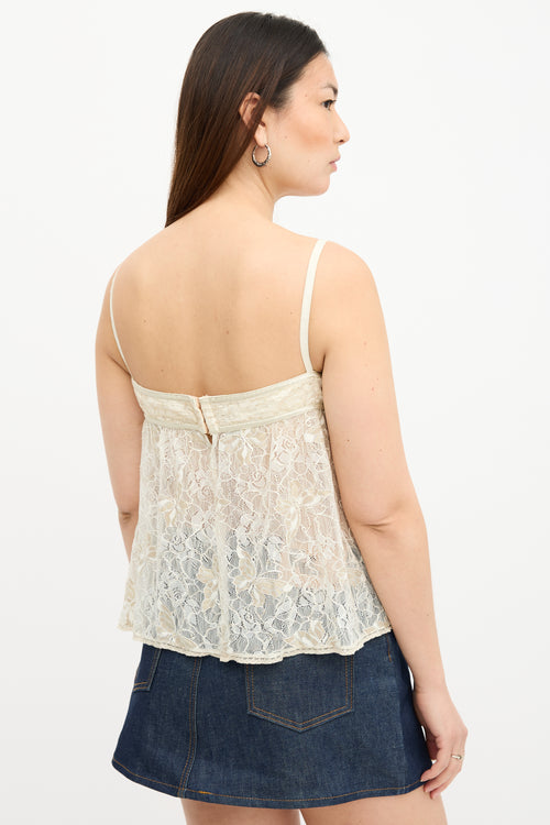 Dolce & Gabbana Lace Bustier Top