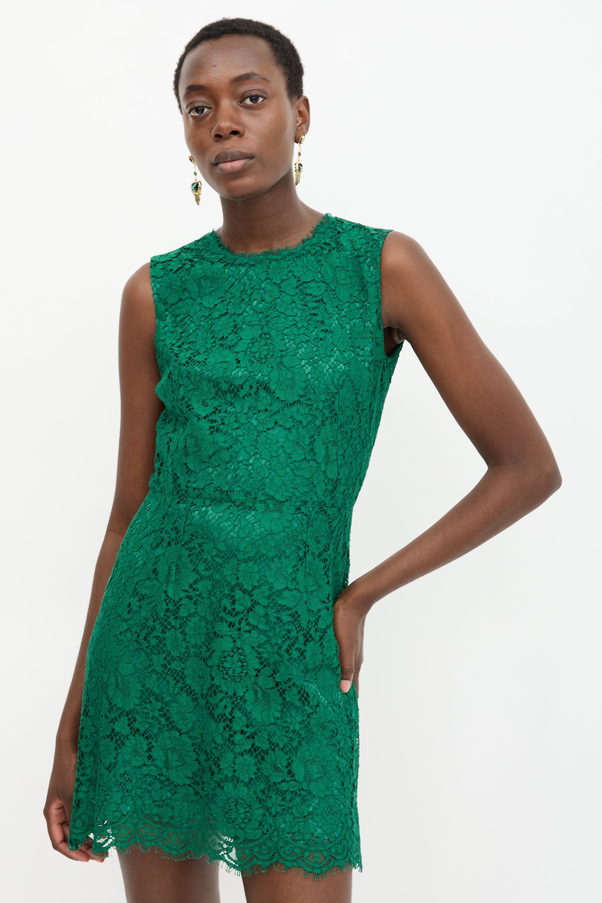 Dolce & Gabbana // Lace Midi Dress VSP Consignment Dolce & Gabbana // Lace Midi Dress VSP Consignment