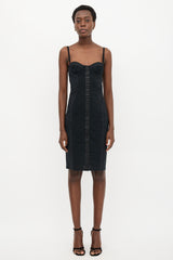 Dolce & Gabbana Lace Panel Bustier Dress