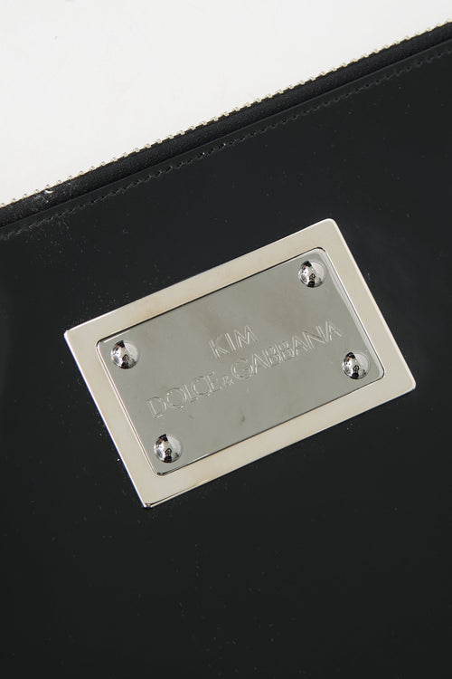 X Kim Kardashian Leather Pouch