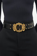 Dolce & Gabbana FW 2006 Leather Baroque Belt