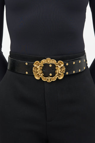 Dolce & Gabbana FW 2006 Leather Baroque Belt