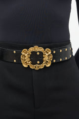 Dolce & Gabbana FW 2006 Leather Baroque Belt