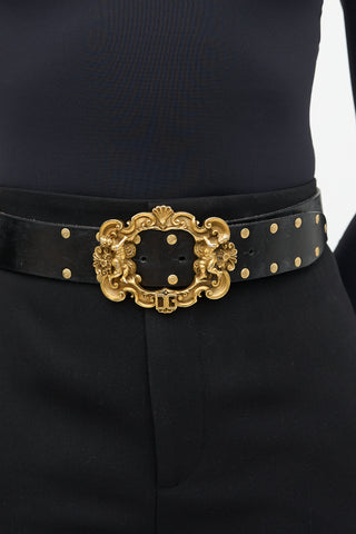Dolce & Gabbana FW 2006 Leather Baroque Belt