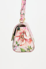 Dolce & Gabbana Leather Floral Crossbody Bag