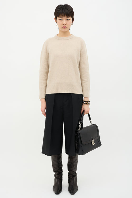 Dolce & Gabbana Leather Padlock Bag