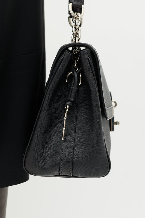 Dolce & Gabbana Leather Padlock Bag