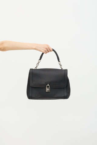 Dolce & Gabbana Leather Padlock Bag
