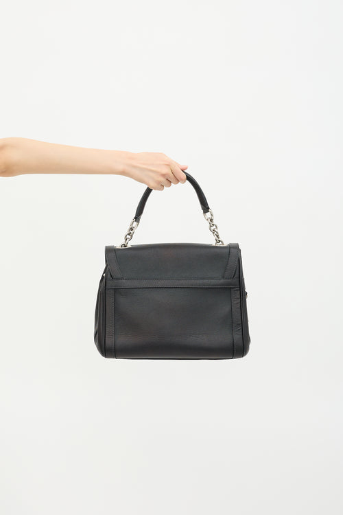 Dolce & Gabbana Leather Padlock Bag