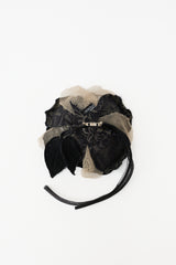 Dolce & Gabbana Mesh & Jacquard Flower Brooch