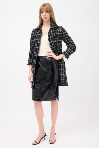 Dolce & Gabbana Patent Leather Pencil Skirt