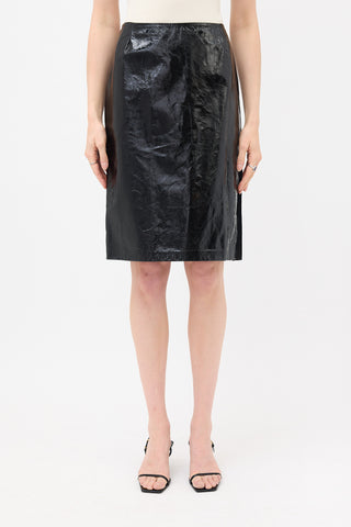 Dolce & Gabbana Patent Leather Pencil Skirt